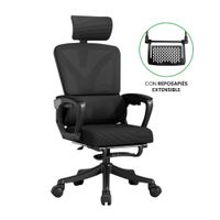 Silla Giratoria Evox CT258R con Reposapiés para Escritorio y Oficina