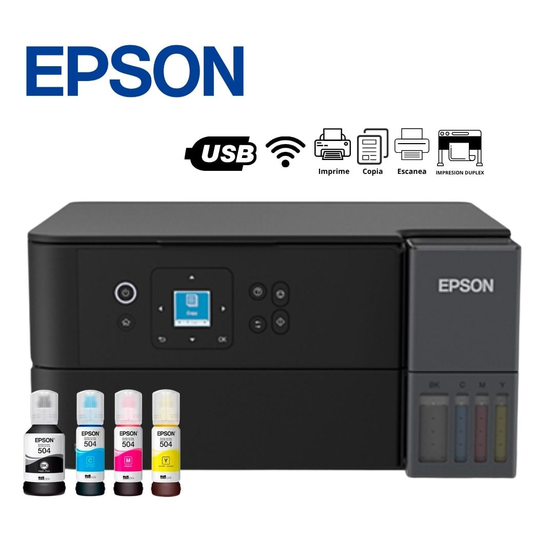 Impresora Multifuncional Eco Tank L4360  Wifi Duplex