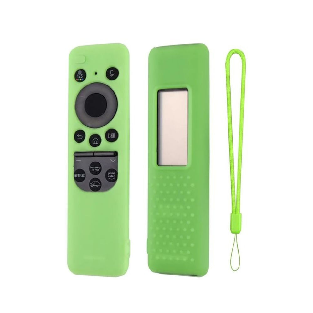Funda para control samsung solar verde fosforescente