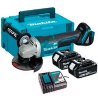 Amoladora Esmeril Makita 4 12” 18V BL DGA458RTJ 2 Bat 5.0Ah