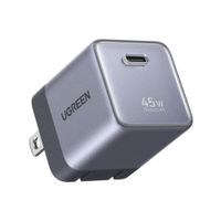UGREEN Cargador GaN Nexode Air 45W USB-C PD PPS Carga Rápida X840 - 95960
