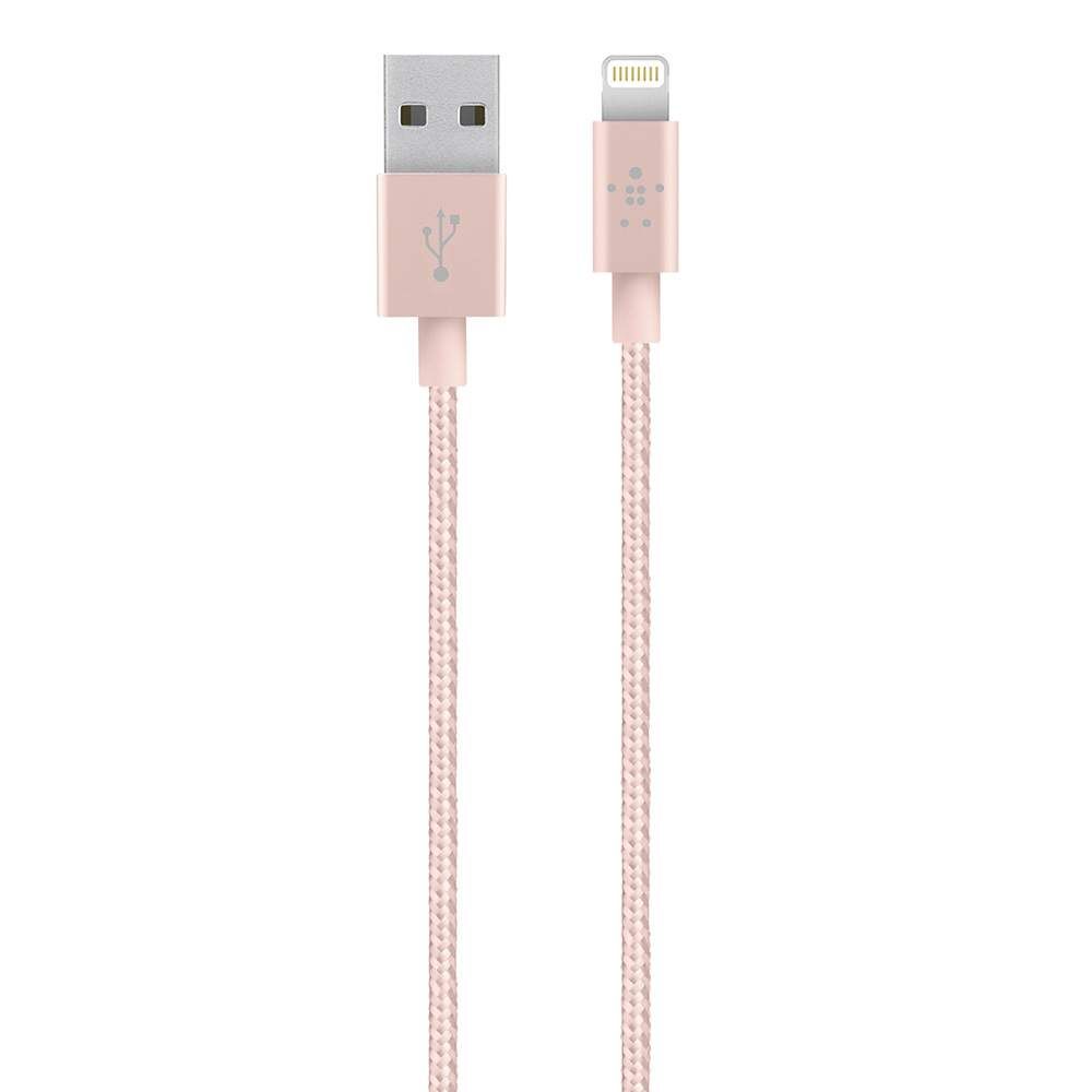 Cable Belkin Lightning to USB 120cm Rose Gold iPhone - F8J144bt04-C00
