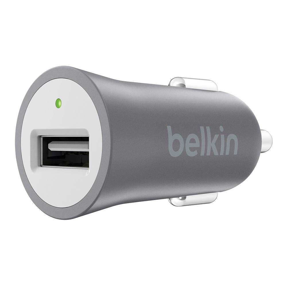 Belkin Mixit Cargador Móvil Adaptador Automóvil Gris - F8M730BTGRY