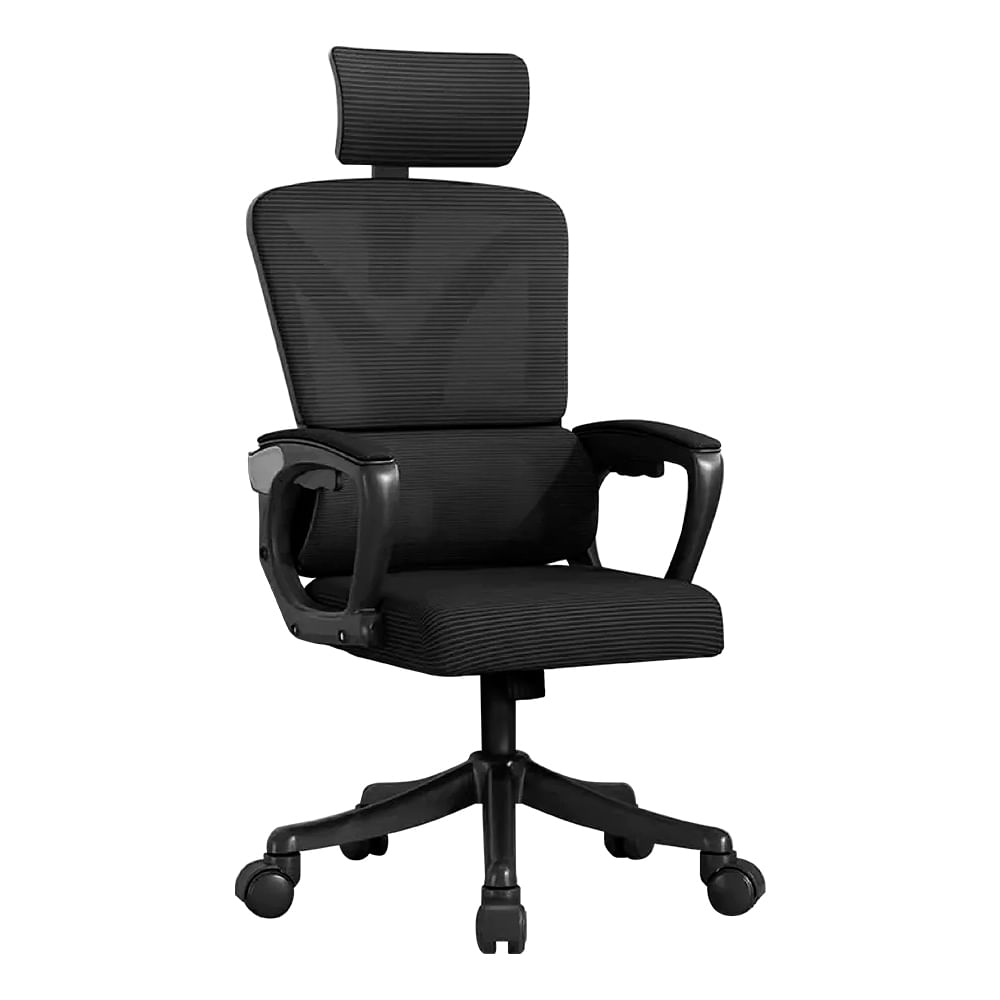 Silla de Oficina Ergonómica Evox CT258 con Soporte Lumbar  Negro