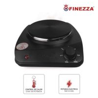 Cocina Eléctrica Finezza FZ 02D3N 01 Hornilla Negro