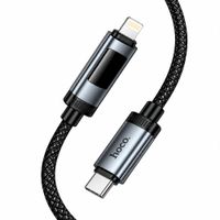 Cable C a Lightning 27W Carga Rápida y Datos con Display OLED Digital