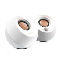 Parlante Creative Pebble 2.0 4.4w 3.5mm Usb-Power Blanco