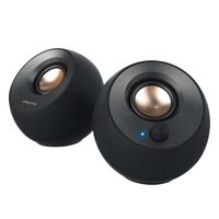 Parlante Creative Pebble 2.0 4.4w 3.5mm Usb-Power Negro