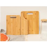 KIT DE 3 TABLAS PARA PICAR DE MATERIAL BAMBÚ