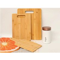 KIT DE 3 TABLAS PARA PICAR DE BAMBÚ