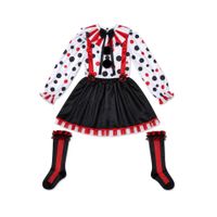 HALLOWEEN - Disfraz Infantil de Muñeca Gótica para Halloween