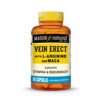 Vein Erect con Maca y L-Arginina Mason Natural 80 Cápsulas