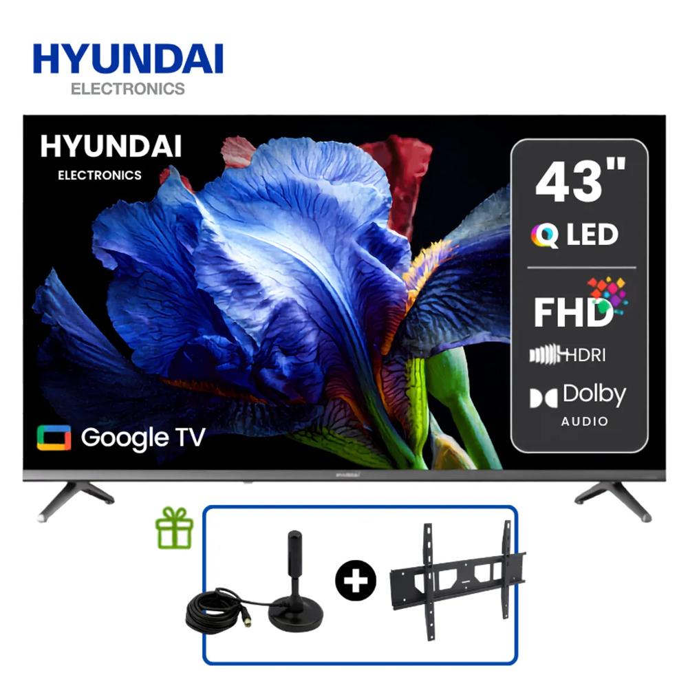 Televisor Hyundai 43 QLED SMART TV FHD Google TV HYLED4326QG