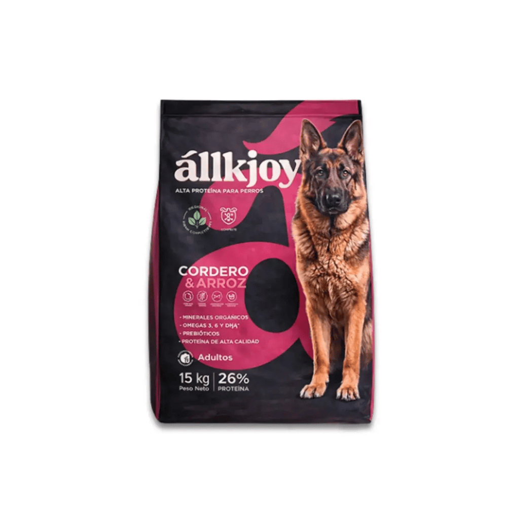 Allkjoy Perros Adultos de Cordero y Arroz - 1 kg
