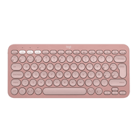 Teclado Logitech Pebble 2 K380s Bluetooth Sp Rosado