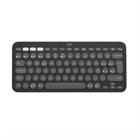 Teclado Logitech Pebble 2 K380s Bluetooth  Negro