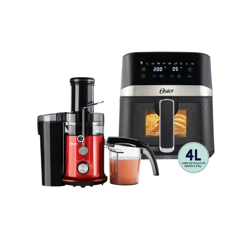 Combo Extractor de Jugos FPSTJE320R de 600 W - Freidora 4 Litros CKSTAF40WDDF