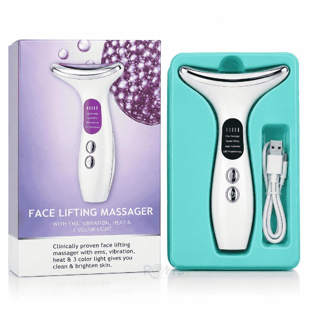 Masajeador Facial Todo en 1 EMS - Face Lifting con Luz LED