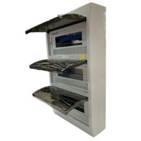 TABLERO DE 36 POLOS EMPOTRABLE DE PVC 3FILAS