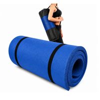 Colchoneta Mat de Yoga Extra Gruesa 20 Mm Premiun Pilates Gym Blue