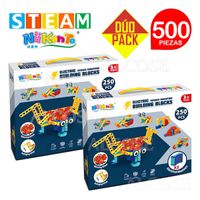 Bloques Didácticos Eléctrico STEAM NUKANTE Caja 250 Piezas  Dúo Pack 500 Piezas