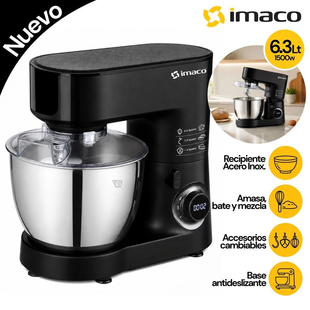 Batidora Signature Mix bowl 6.3L  Imaco - SM1500W