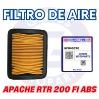 FILTRO DE AIRE APACHE RTR 200 FI ABS NF040370