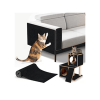 Protector de Muebles Antiarañazos Autoadhesivo para Perros y Gatos - 100x40 - Negro