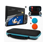 02 Micas + Estuche Protector Para Nintendo Switch 2 Case Funda