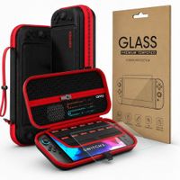 Mica + Case Estuche De Nintendo Switch 2 Anticaida Protector