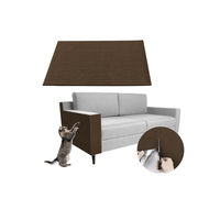 Protector de Muebles Antiarañazos Autoadhesivo para Perros y Gatos - 100x40 - Marrón