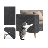Protector de Muebles Antiarañazos Autoadhesivo para Perros y Gatos - 100x40 - Gris oscuro