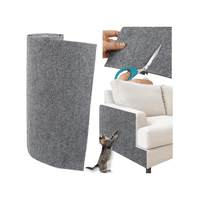 Protector de Muebles Antiarañazos Autoadhesivo para Perros y Gatos - 100x40 - Gris claro