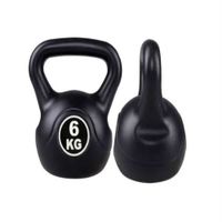 Pesa Rusa 6KG Kettlebell Negro Premium