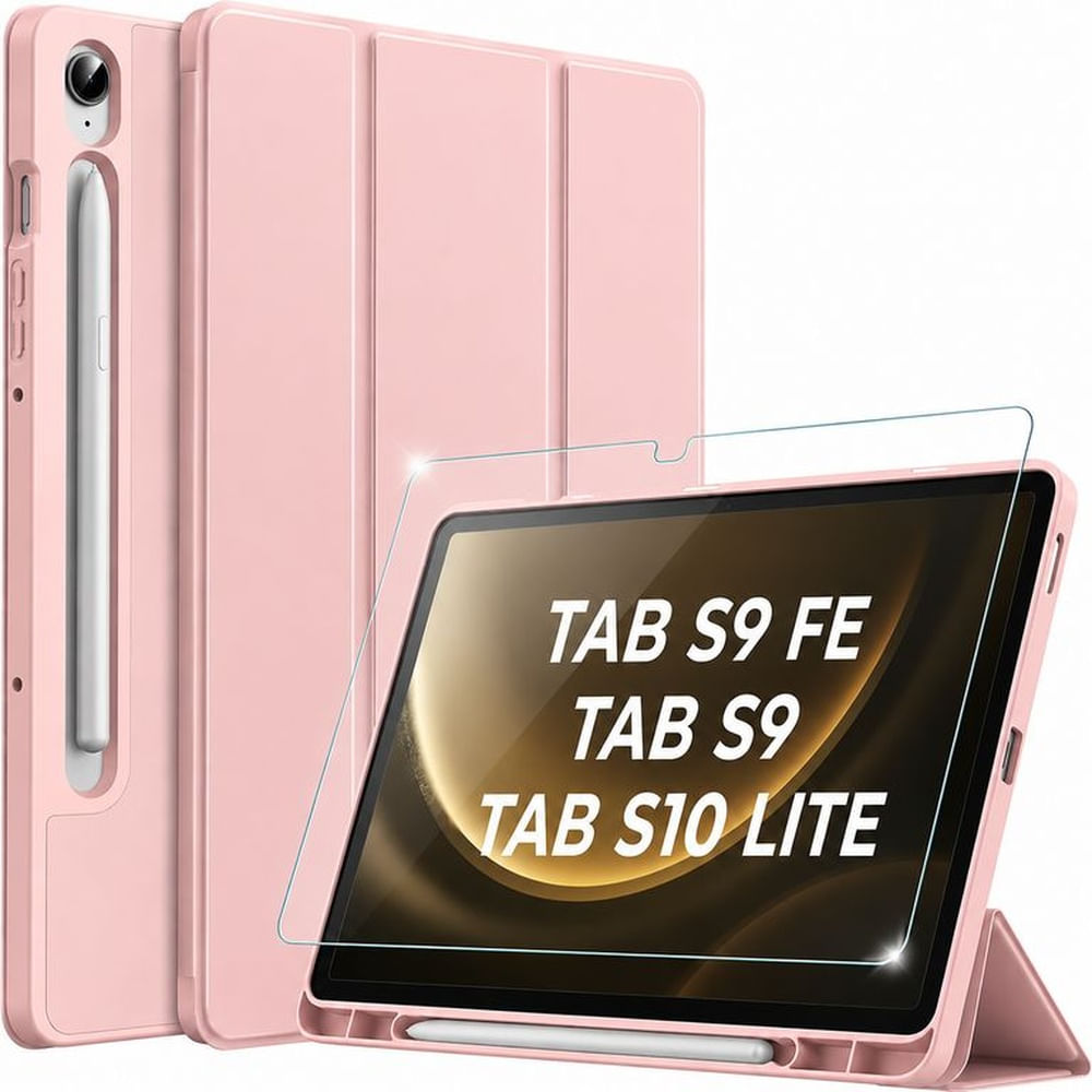 Mica + Funda De Galaxy Tab S10 Lite S10 Fe S9 Fe Porta S Pen