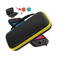 Estuche Protector Para Nintendo Switch 2 Case Funda - Negro CON AMARILLO