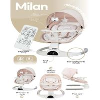 Mecedora para Bebé Musical Automática con Sensor - Beige 2026