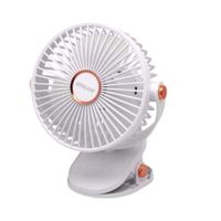 Ventilador Recargable Clip-On OPALUX OP-CF60-BL 5 Velocidades Luz LED