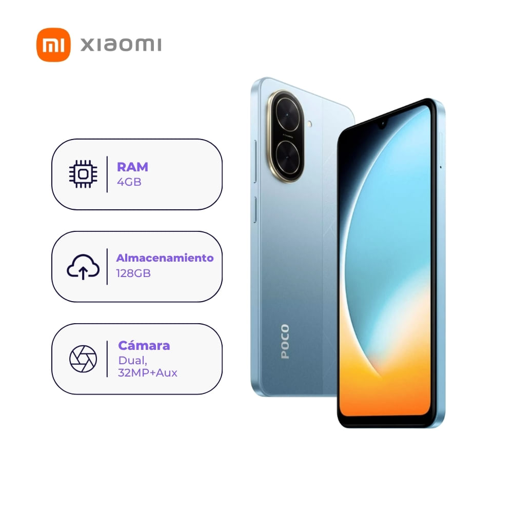 Xiaomi Poco C71 128GB 4GB Ram Azul