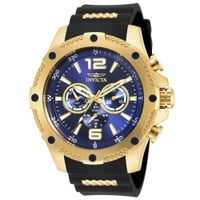 Reloj Invicta I-Force 19659 Cronómetro Correa Silicona Negro Dorado
