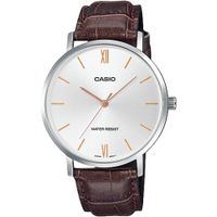 Reloj Casio MTP-VT01L-7B2 para Hombre Correa de Cuero Marrón