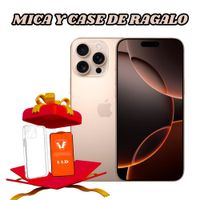 Iphone 16 pro max chip fisico 256gb color  desert mas regalos