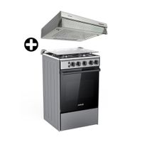 COMBO Cocina a gas Barcelona 20"" + Campana frontal 60cm