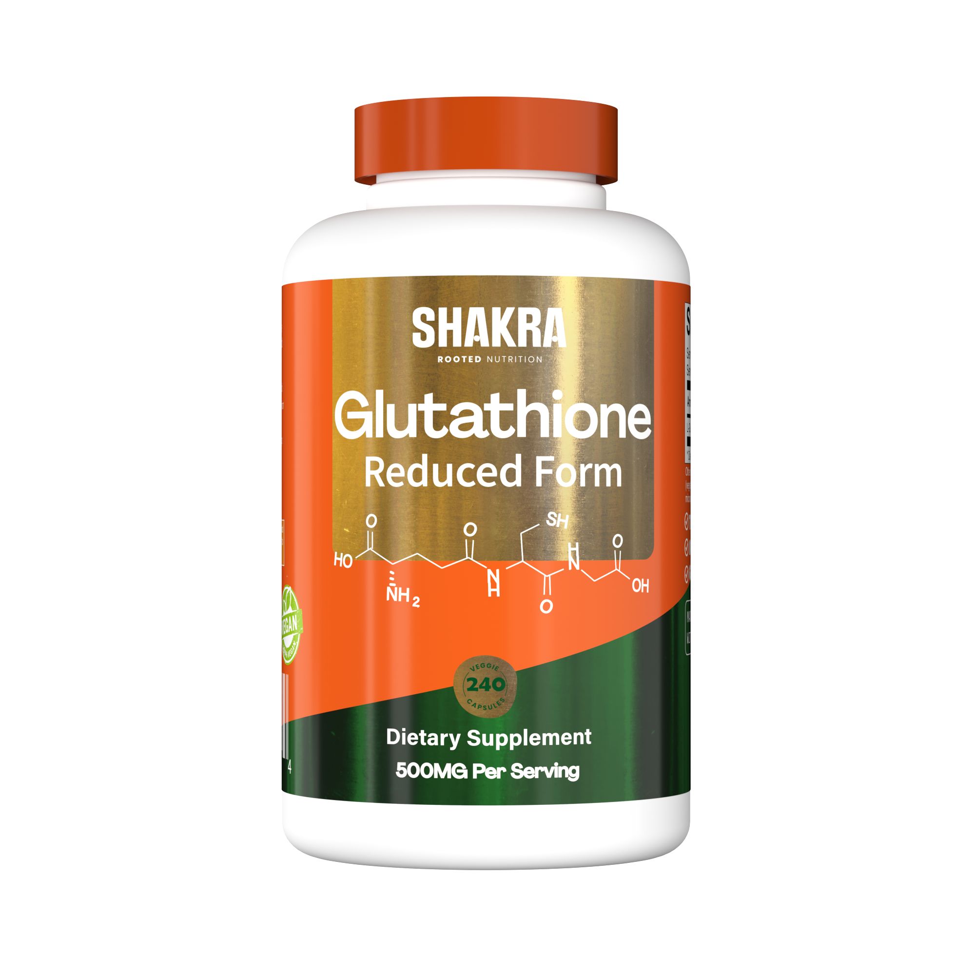 Shakra Glutatión Forma Reducida 240 capsulas