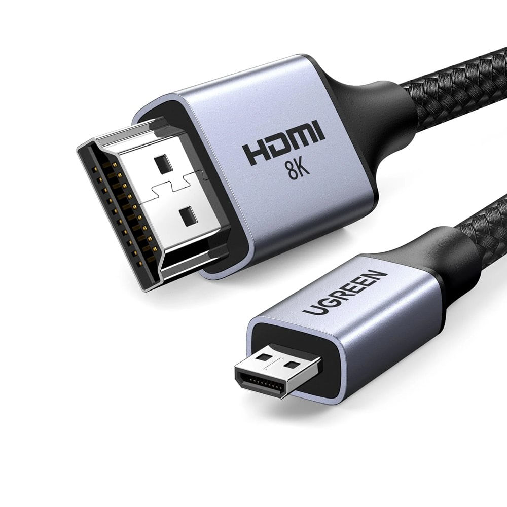 Cable Micro Hdmi a Hdmi 2 Metros UGREEN 2.1 8K 60 Hz Ultra HD eARC