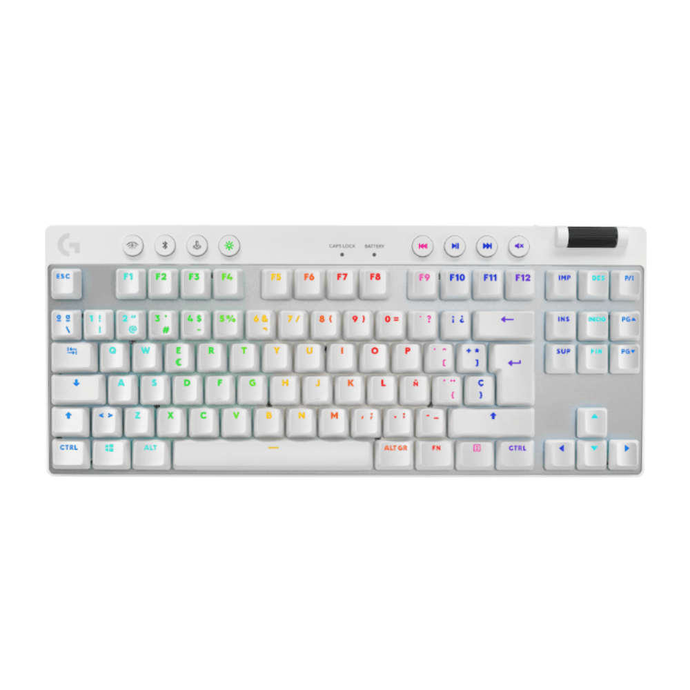 Teclado Logitech Pro x Tkl Lightspeed Blanco
