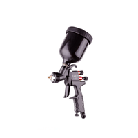 PISTOLA LION B MINI LIGHT LVMP 0.8MM VASO 250ML - BLACKRED