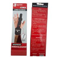Inmovilizador de Dedos con Férula de Aluminio