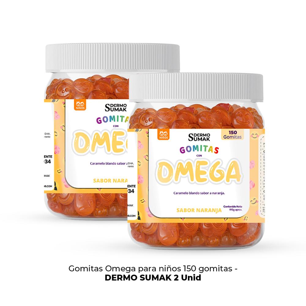 Gomitas Omega Niños 150 Gomitas Dermo Sumak 2 Unidades