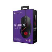 Mouse Gamer Primus Gladius 12800P PMO-103 USB RGB Negro